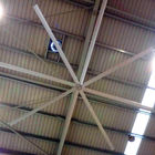 Fan de techo de poca velocidad en grandes cantidades comercial de 12 pies de las fans de techo del asno grande con 8 cuchillas