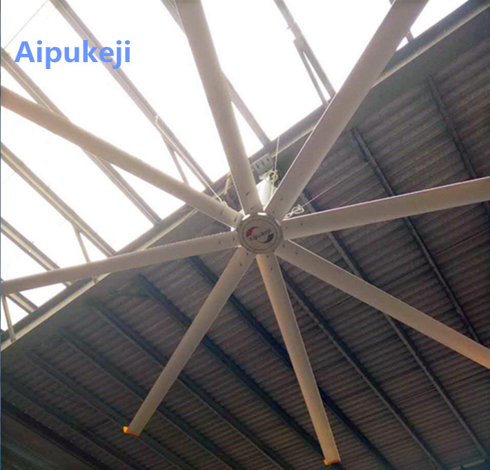 Fan de techo grande en grandes cantidades del garaje, 24 fans de techo del ahorro de energía del pie