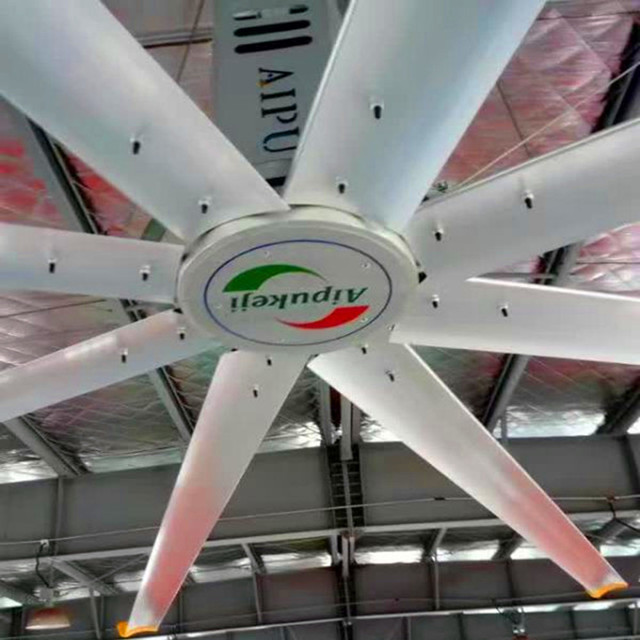Aipu 24 fans de techo de la fábrica del pie de diámetro/fans de techo comerciales grandes para las estaciones
