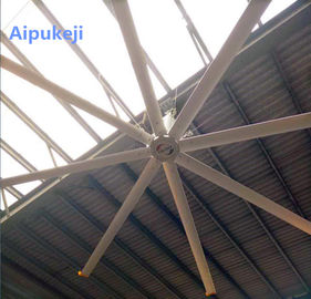 Fans de techo residenciales grandes de HVLS, 24 CE industriales de la fan de techo del pie aprobados