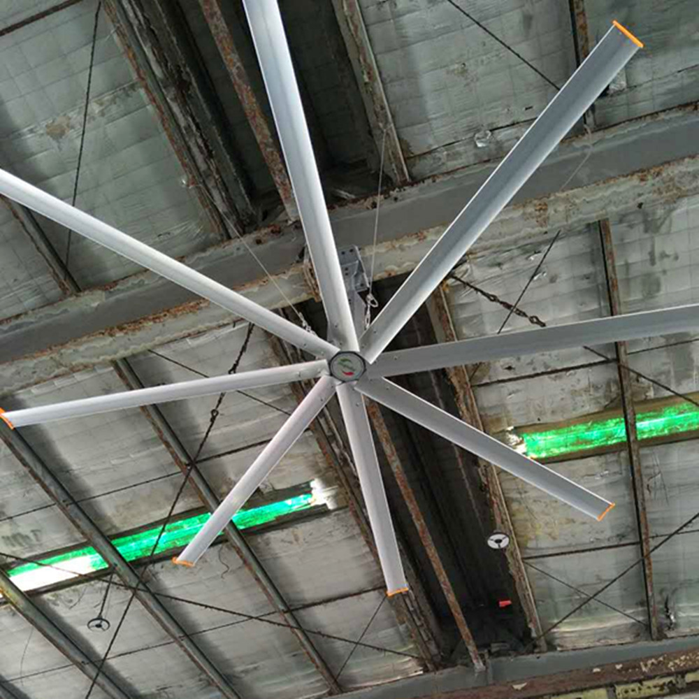 8 fans de techo grandes del estilo de la granja del diámetro de las fans de techo de Warehouse de la cuchilla los 4.2m