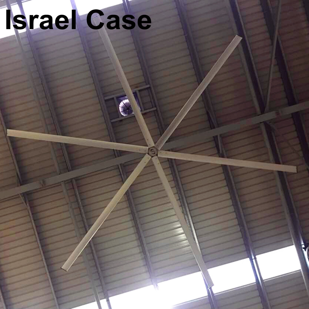 Altura de la refrigeración por aire 1200m m de las fans de techo de AWF52 HVLS para industrial/Warehouse