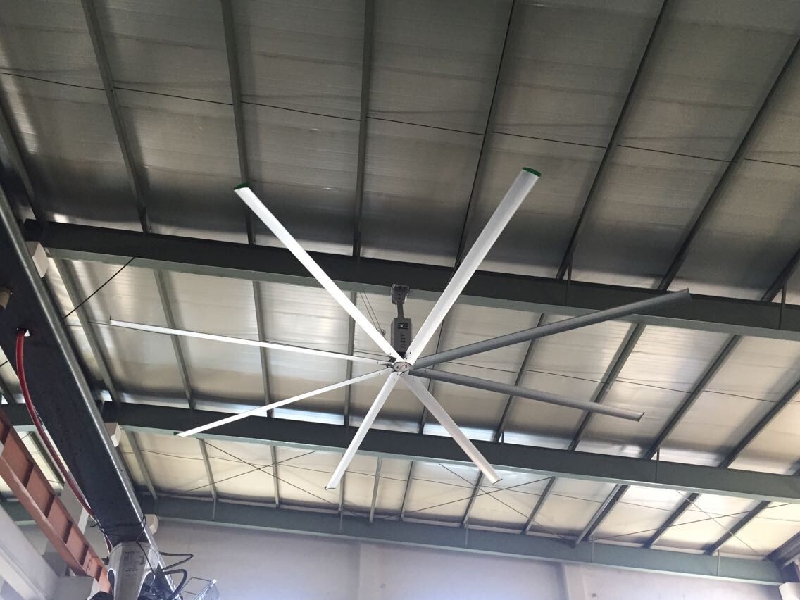 fans de techo industriales del diámetro grande de los 4.9M el 16FT para los centros de distribución