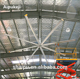 cuchillas grandes del diámetro 8 de las fans de techo del taller de los 4.9m para las instalaciones grandes