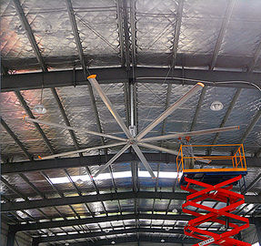 Fans de techo grandes de aluminio 24 pies/20 pies del tamaño del bajo consumo de energía de fan de techo grande