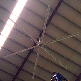 Color plateado grande de las fans de techo del inversor de Danfoss los 20ft con la cuchilla de la aleación de aluminio